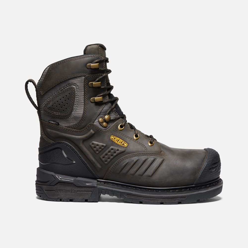 Keen Laarzen Heren Zwart Bruin - Csa Philadelphia+ 8" Insulated Waterproof (Carbon-Fiber Toe) - 1870